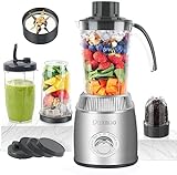 Personal Blender Set for Shakes and Smoothies,Powerful Ice-Crushing Portable Mixer with 40oz. Large...