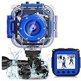 PROGRACE Kids Camera Waterproof Boys - Toy Gifts for Boy Kids Video Camera Underwater Recorder HD...