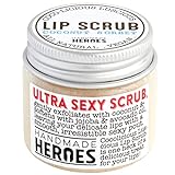 Handmade Heroes 100% Natural Lip Scrub, Vegan Conditioning Coconut Exfoliator - Gentle Exfoliant,...