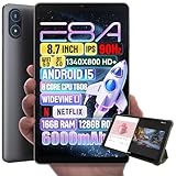 Zuleisy Android 15 Tablet 8.7 inch, Octa Core, 16GB RAM, 128GB ROM, 1TB Expandable, 8.7' HD IPS...