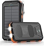 Power-Bank-Portable-Charger-Solar - 36800mAh Waterproof Portable External Backup Battery Charger...