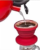 Camping Coffee Maker - Portable Silicone Collapsible Drip Coffee Maker - Camping Backpacking Travel...