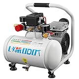 Limodot Ultra Quiet Air Compressor Portable, 60 dB, Silent and Electric for Car and Bike Tires, Nail...