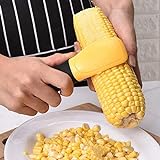 Good Grips Corn Peeler, Corn Stripper Knife, Kitchen Corn Cob Remover Serrated Vertical Blade...