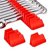 Ernst Manufacturing 5403M Magnetic Wrench Pro Wrench Storage for 20 Wrenches - Red