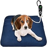 RIOGOO Pet Heating Pad, Electric Heating Pad for Dogs and Cats Indoor Warming Mat with Auto Power...