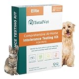 TotalVet Pet Allergy Test - at-Home Pet Intolerance Test for Dogs and Cats - Food, Ingredients,...