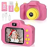 Desuccus Kids Camera,Christmas Birthday Gifts for Girls Age 3-9, HD Digital Video Cameras for...