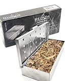 HUMOS Smoker Box, Top Meat Smokers Box in Barbecue Grilling Accessories, Add Smokey BBQ Flavor on...