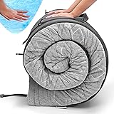 Roll Up Travel Mattress, CertiPUR-US 3” Cooling Gel Infused Memory Foam Sleeping Pad, Portable...