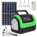 Solar Generator - Portable with Panel, Solar Power Generators Station Flashlight, Emergency Powered...