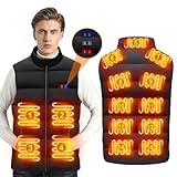Heated Vest for Men Heated Vest Women with 15 Heated Zones 3s Quick Heating Lightweight Heated...