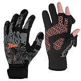 KastKing Mountain Mist Fishing Gloves – Cold Winter Weather Fishing Gloves – Fishing Gloves for...