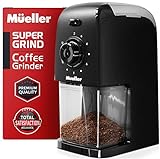 Mueller SuperGrind Burr Coffee Grinder Electric with Removable Burr Grinder Part - 12 Cups of...