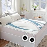 Gotcozy Heated Mattress Pad Queen Size Dual Control - Electric Mattress pad fit up to 15‘’with 6...