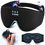 LC-dolida Sleep Mask with Bluetooth Headphones Bluetooth Sleep Mask Sleep Headphones,3D Eye Mask for...