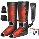 ALLJOY Leg and Foot Massager with Heat, Air Compression Leg Massager for Circulation and Pain...