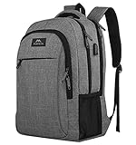 MATEIN Travel Laptop Backpack, Business Anti Theft Slim Sturdy Laptops Backpack with USB Charging...