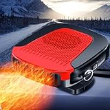 Portable Car Heater Defroster-150W 12V Portable Car USB Heaters, Collapsible Car Heaters Fan...