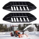 ELITEWILL Universal Snow Blower Skid Shoe Heavy Duty and Wide Snow Thrower Slide Shoes with Black...