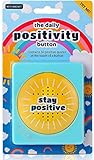 Daily Positivity Talking Button - Says 50 Positive Quotes and Affirmations - Stick On Fridge or Desk...