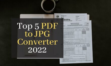 Top 5 PDF to JPG Converter 2022