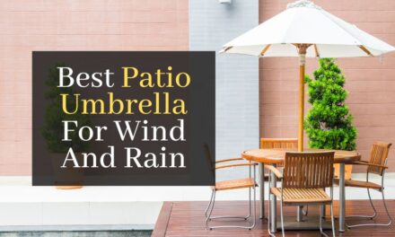 Top 3 Best Patio Umbrella For Wind And Rain