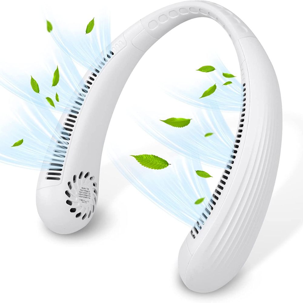 Wearable portable neck fan Wearable portable neck fan